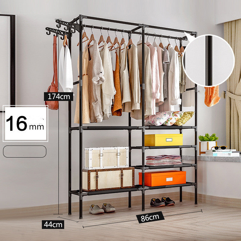 Dormitory Rental Room Home Bedroom Storage Clothes Rack