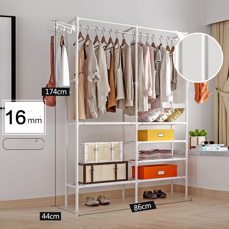 Dormitory Rental Room Home Bedroom Storage Clothes Rack