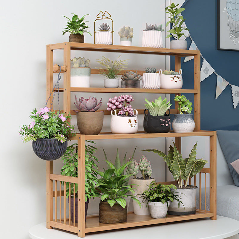 Simple Desktop Living Room Flower Shelf Home Office Storage